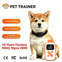 Sicheres & Sanftes Intelligentes Fernbedienungs-Hundetrainingshalsband, Anti-Bell-Hundetrainer für Alle Hundegrößen, Sofort Lieferbar