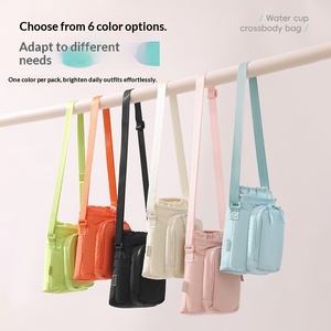 New Leather Sports <b>Crossbody</b> <b>Bag</b> for Students-Lightweight Outdoor Cycling Casual Use Single-Shoulder Mobile Phone Holder - Product Image 2
