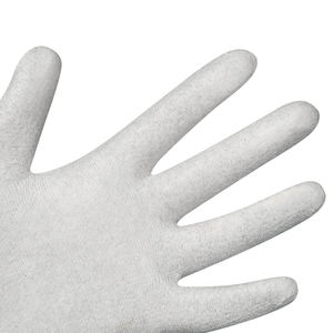 Gants de sécurité ESD légers en fibre de carbone avec revêtement PU et doublure en nylon, antistatiques, pour l'assemblage de circuits imprimés, les salles blanches et les laboratoires. - Product Image 6
