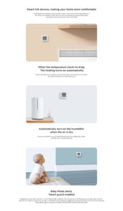   Moniteur de température et d'humidité intelligent Mi 2, alimenté par USB, <span class=keywords><strong>application</strong></span> domestique - Product Image 3