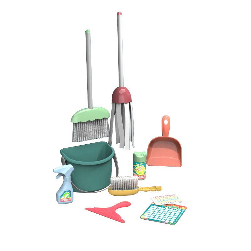 Мини-инструмент для чистки, пластиковые игрушки для ролевых игр, щетка для чистки, игрушки для детей