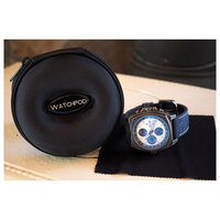 personnalisé, étui pour montre, bracelet, boîte ronde pour montres, rangement portable, boîtes et étuis pour montre de voyage
