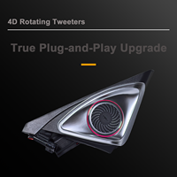 Rhythm 4D Éclairage intérieur automatique 64 couleurs Sync Plug 'n Play Protocole OEM Haut-parleur de Tweeter rotatif pour Honda Accord