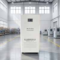 Stabilisateur de tension servo triphasé haute puissance Sbw 200 Kva, régulateur de tension automatique AC 380V pour équipement industriel d'usine