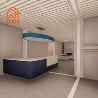Maison conteneur préfabriquée démontable en kit pour centre de santé, infirmerie, réadaptation communautaire et service d'hospitalisation d'urgence
