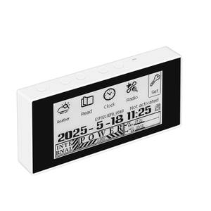 HAMGEEK RW01 Mini E-Ink Reader E-Book Reader (Panel negro) para reloj meteorológico Visualización de imágenes Alarma <span class=keywords><strong>TXT</strong></span> y archivos EPUB - Product Image 6