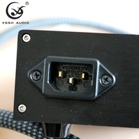 Distributeur d'alimentation secteur américain avec affichage numérique LED prises DUPLEX boîte en métal 110V 250V 20A 20amp entrée IEC prise électrique