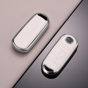 Элегантный сублимационный кожаный чехол для ключа автомобиля <span class=keywords><strong>Mazda</strong></span> Mazda3 6 Axela Atenza CX4 CX5 CX30 CX50 Автоаксессуары - Product Image 3