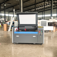 Mesin Pemotong Puzzle 50/60/80/100W Mesin Ukir Laser Panel Kerja 400*600mm
