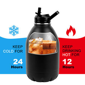 Bouteille d'eau de sport personnalisée avec motif de <span class=keywords><strong>motivation</strong></span> de belle qualité avec affichage de la température - Product Image 5