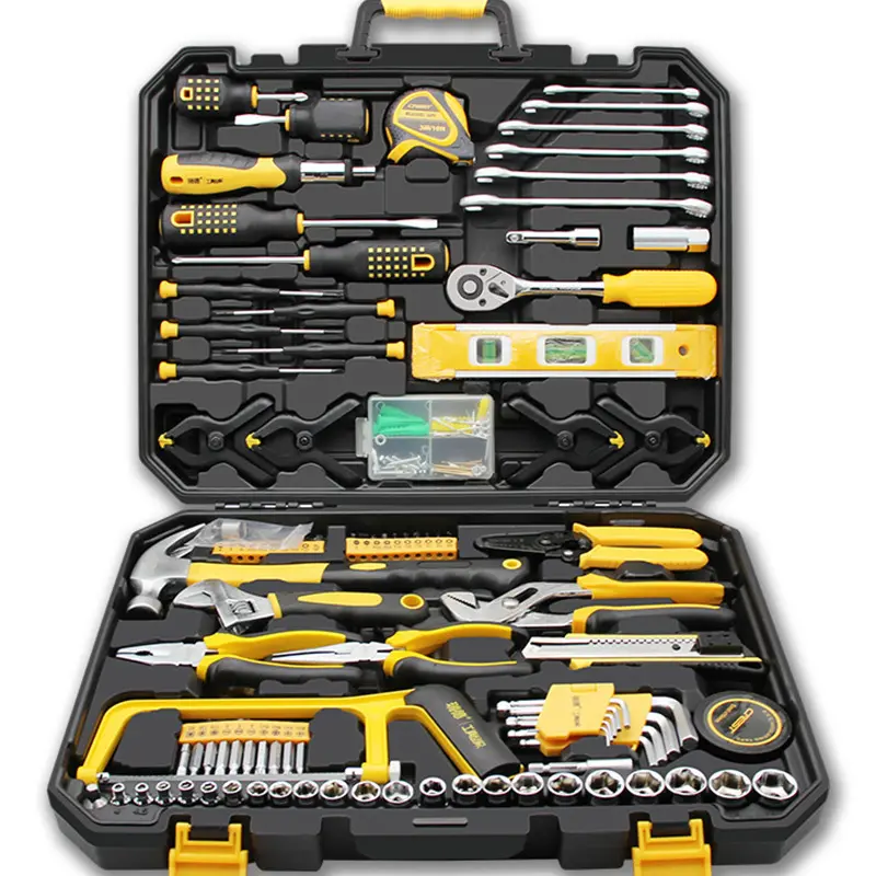 DIY Home Tool Kit Set, Mechanic Tool Set for Car Motorbike Repair Daily Maintenance, Household DIY Tool Box