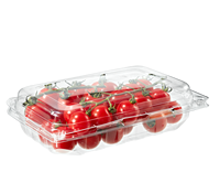 Emballage de fruits embalaje de fruta de plastico avec logo personnalisé pour tomates cerises