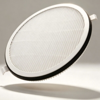 Filter Saluran Udara Komposit HEPA & Karbon Aktif 194*20cm, 220V, Menghilangkan Kabut, Debu, Formaldehida & Bau