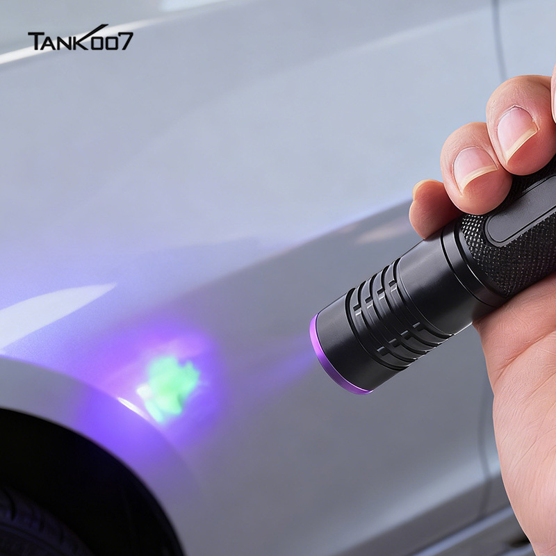 Tank007 K9A5 365nm Uv Flashlight Car Inspection Fluorescence Torch Lamp Blacklight Uv Flashlight Car Paint Inspection Linternas