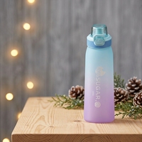 Bouteille d'eau écologique anti-fuite et anti-odeur avec couvercle à ouverture rapide pour adultes - Idéale pour le camping, la randonnée et les activités de plein air