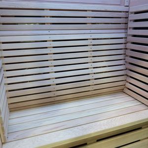 Sauna infrarouge à domicile avec Bluetooth et haut-parleur, sauna sec pour deux personnes, sauna infrarouge d'intérieur - Product Image 4