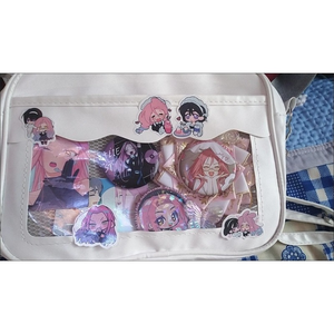 4 Pcs/Lot Korean <span class=keywords><strong>Manga</strong></span> Music Party Alien Stage Mizi Sua Ivan Till Pins 58mm Breastpin Laser Badge Jewelry Handbag Schoolbag Hat - Product Image 5