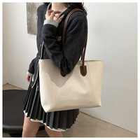 Nouveauté 2025 : Sacs fourre-tout pour femme, grande capacité, sacs à main en cuir PU façon alligator, sacs tendance pour femme