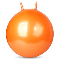 China Fabriek Oem Plastic Speelgoed Kleurrijke Hopper Bounce Springen Bal Met Handvat