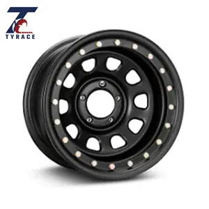 Velg Imitasi Beadlock D40 16x8 Sunraysia 4x4 Velg Baja Lubang D Warna Hitam - Product Image 1