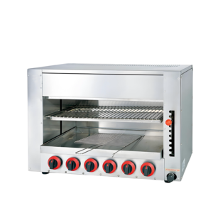 Nouveau Grill <span class=keywords><strong>Salamandre</strong></span> Commercial à Gaz 6 Brûleurs en Acier Inoxydable, Multifonctionnel, Léger, Portable Intérieur/Extérieur, Vente Chaude - Product Image 1