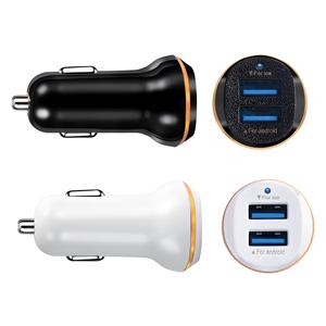 Dual Port 3.1A Smart Car Charger Adapter 15W Fast Charge Cigarette Lighter Accessory for <strong>iPhone</strong> Samsung Android Mobile Phones - Product Image 2