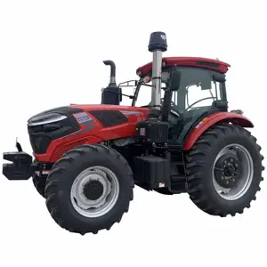 Tracteurs chinois 4x4 150hp à cabine CA de haute qualité à sortie hydraulique d'occasion au meilleur prix avec moteur turbo YTO