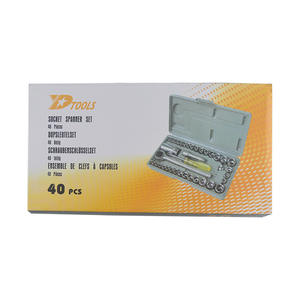 Tuosen 40-Piece Socket <b>Tool</b> Set 1/4 In Carbon Steel For Car And Motorcycle Repair - Product Image 3