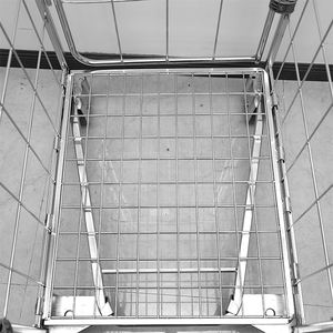 Offre Spéciale Heavy Duty Entrepôt portable durable en métal mesh bac roulant pliant cage - Product Image 4