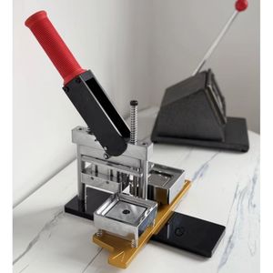 2.5 inch 3x3 kim loại Acrylic hình ảnh tủ lạnh nam châm làm máy đặt 50x50 63.5x63.5 tự làm nút vuông Huy hiệu Nhà sản xuất máy - Product Image 6