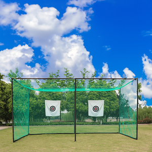 Özelleştirilmiş 3*3*3m/10*10 * 10ft Golf vuruş kafesi isabet hedef Net dayanıklı çerçeve ile kapalı ve açık uygulama kolay kurulum - Product Image 5