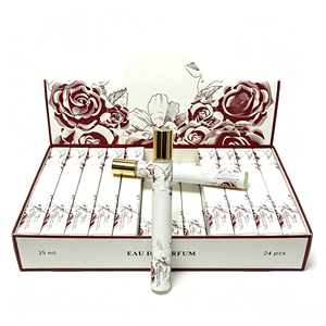 Parfum pour femme en format voyage 35 ml, senteur florale de <span class=keywords><strong>rose</strong></span>, 24 pièces par boîte, spray longue durée - Product Image 4