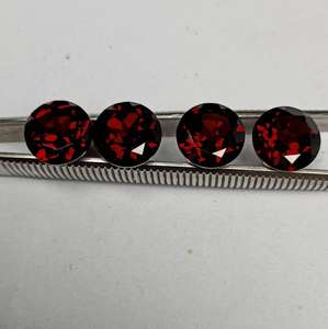 M.Y.GEMS Granate Rojo Natural de Mozambique, Corte Ovalado de 10x10 mm, Piedras Preciosas que Cambian de Color, Versátiles, Blanco, Rosa, Verde, Amarillo, para Joyería - Product Image 2