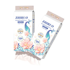 Paquet de mouchoirs suspendus 5 plis personnalisés, multifonctionnels, à tirage par le bas, en pâte de bois, pour usage facial - Product Image 4