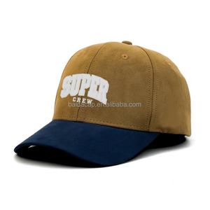 Casquette de baseball en daim non structurée à 6 faces personnalisée, vente en gros d'usine, casquette de baseball avec broderie 3D, chapeau de sport - Product Image 1