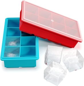 Moule à glaçons géants sans BPA en silicone de haute qualité – Grand bac à glaçons en silicone - Product Image 4
