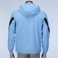 Nouvelle veste coupe-vent de football colorée pour l'entraînement sportif hivernal, durable, imperméable, avec col montant, veste de pluie de football