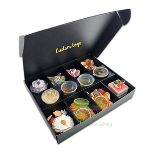 Caja de Postres <span class=keywords><strong>Mimi</strong></span> Pastel con Cupcake, Caja de Postres para Llevar, Caja de Postres para Catering, Cajas para Galletas, Chocolate y Té con Insertos para Alimentos - Product Image 1