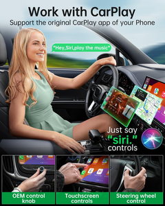 Dongle adaptador Carplay USB inalámbrico OEM ODM para coches <span class=keywords><strong>Android</strong></span> y iPhone compatible con Toyota Fiat Audi para Porsche - Product Image 4