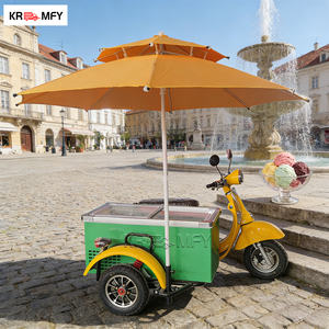 Nouveau modèle en promotion : Chariot manuel à glaces italiennes et sucettes glacées, livraison gratuite - Product Image 5