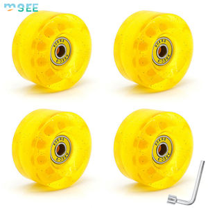 SeeMore-<span class=keywords><strong>Patines</strong></span> de Ruedas de Poliuretano de Doble Fila, Recambios <span class=keywords><strong>para</strong></span> Patinaje sobre Ruedas, Accesorios - Product Image 3