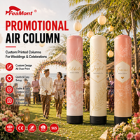 Pilier publicitaire gonflable FEAMONT avec tissu résistant aux intempéries pour la décoration de mariage, de fête et de festival