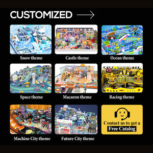 Solution de terrain de jeux intérieur commercial pour enfants sur le thème du château avec jeux souples en mousse et en plastique - <span class=keywords><strong>Plan</strong></span> d'affaires pour parcs - Product Image 4