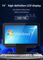Système OEM Win-Dows Tablette tactile de caisse enregistreuse de détail avec imprimante intégrée Clavier WiFi avec scanner intégré