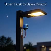 Sensor de Luz Exterior con Interruptor de Control Fotoeléctrico, del Anochecer al Amanecer, para Alumbrado Público