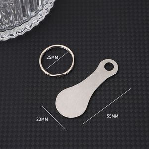 Blank Stainless Steel <b>Shopping</b> Cart Remover Keychain Collection Token Part Diameter 22/23/<b>24</b>/25/26/28mm Trolley Keyring - Product Image 1
