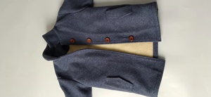 Vente en gros de blazer en cachemire fait main double face détachable <span class=keywords><strong>mouton</strong></span> à capuche Designer 100% pour bébé vestes en laine manteaux d'hiver pour filles - Product Image 4