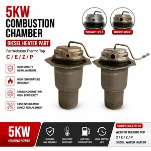 Chambre de combustion de brûleur diesel 5KW pour chauffage <span class=keywords><strong>Webasto</strong></span> <span class=keywords><strong>Thermo</strong></span> <span class=keywords><strong>Top</strong></span> <span class=keywords><strong>C</strong></span> E Z P, pièce de rechange pour chauffe-eau - Product Image 1