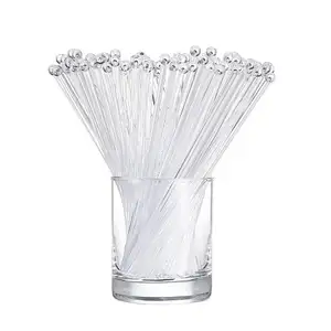 Bastoncini trasparenti di qualità per bastoncini per bevande agitatori per Cocktail in Stick di plastica ideali per Set di Bar e Hotel