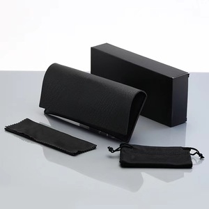 New PLAYMAX Sunglasses Soft <b>Case</b> Set with <b>Glasses</b> Box Leather Logo Storage Pouch Waterproof Fashionable Eyewear Kit PU - Product Image 4